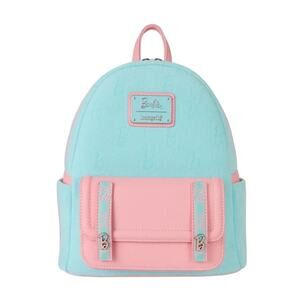 Loungefly Classic Barbie Pink & Blue Terry Backpack